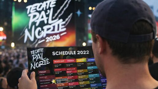 ¿Cuáles son los horarios del Tecate Pa'l Norte este 27 y 28 de marzo?| Foto: IA