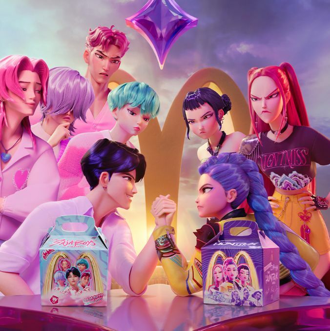 'K-Pop Demon Hunters' llega a McDonald's con increíble promoción | Foto: McDonald's