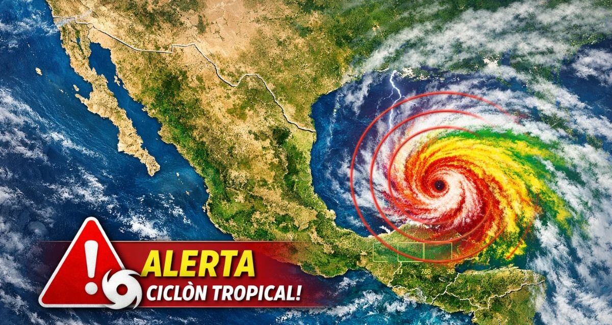 Ciclones en camino: cuándo inicia la temporada y qué tan fuerte será en México | Foto: IA