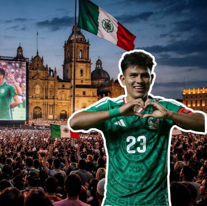 El encuentro entre México y Portugal será transmitido de forma gratuita en el Zócalo de la CDMX| Foto: Sora IA, @miseleccionmx, @selecaoportugal