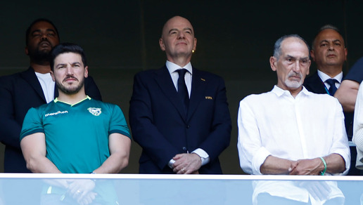 Infantino y García, presentes en el Estadio Monterrey. (Foto: Imago7)