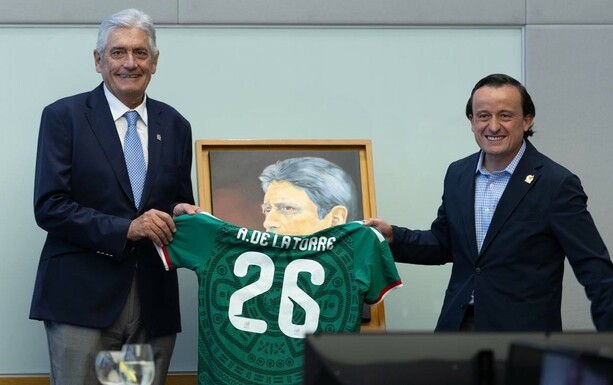 Mikel Arriola estuvo presente en la emotiva ceremonia (FMF)