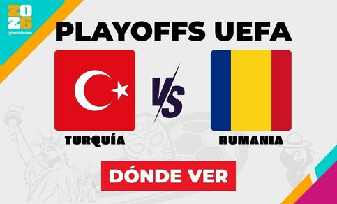 Turquía vs Rumania | Repechaje UEFA 2026 (mediotiempo)