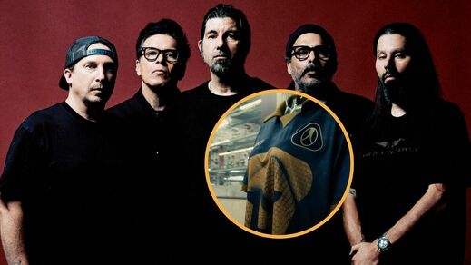 Deftones estrenó su colaboración con Pumas este viernes previo a su concierto en la CDMX. Foto: Especial