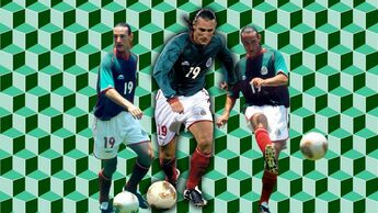 Gabriel Caballero con la Selección Mexicana (Sebastián Faed)