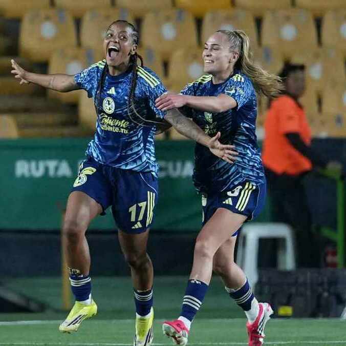 Geyse Ferreira le dio la victoria al América Femenil (Imago7)