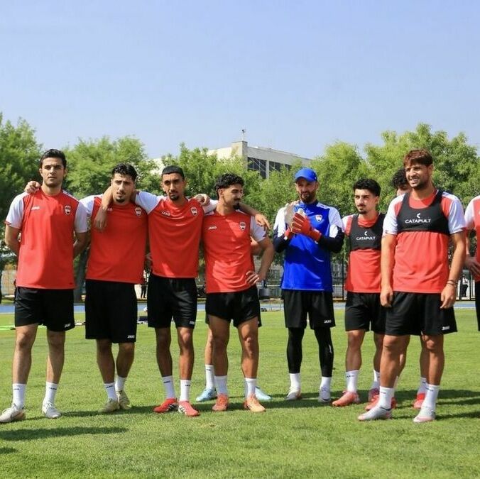 Irak se prepara para disputar la final del Repechaje Intercontinental (Fotografía: X IraqNT)