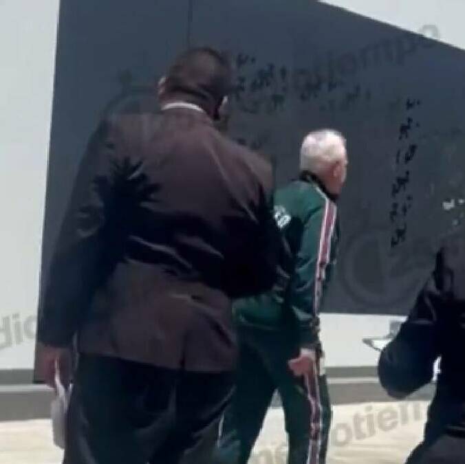 Javier Aguirre regaño a personal del CAR / Captura