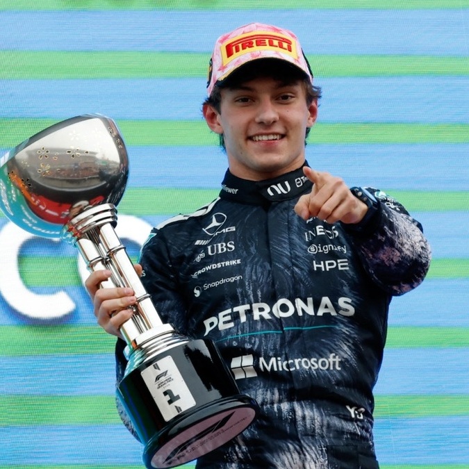 Andrea Kimi Antonelli se quedó con el GP de Japón 2026 (Reuters)