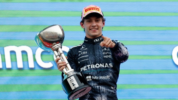 Andrea Kimi Antonelli se quedó con el GP de Japón 2026 (Reuters)