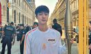 Jin, de BTS, lleva antorcha olimpica de París 2024; primer idol en hacerlo| Foto: BTS_Official