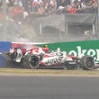 Ollie Bearman tuvo un fuerte accidente en el GP de Japón (Captura X @F1)
