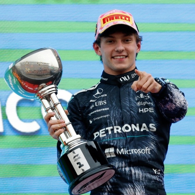 Andrea Kimi Antonelli se quedó con el GP de Japón 2026 (Reuters)