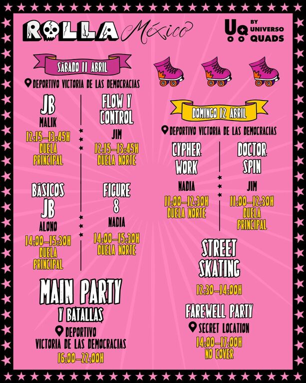 Detalles de Rolla México 2026 (Cortesía)