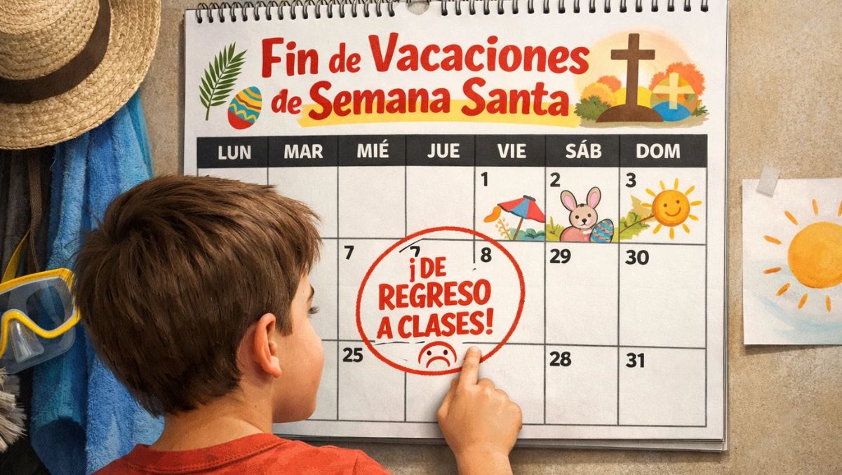 En esta fecha finalizan las vacaciones de Semana Santa 2026