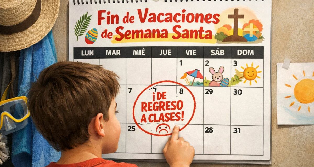 En esta fecha finalizan las vacaciones de Semana Santa 2026 | Foto: IA