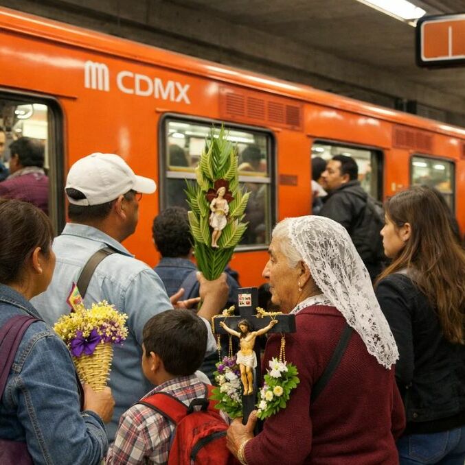 Horarios del Metro en Semana Santa | Foto: IA