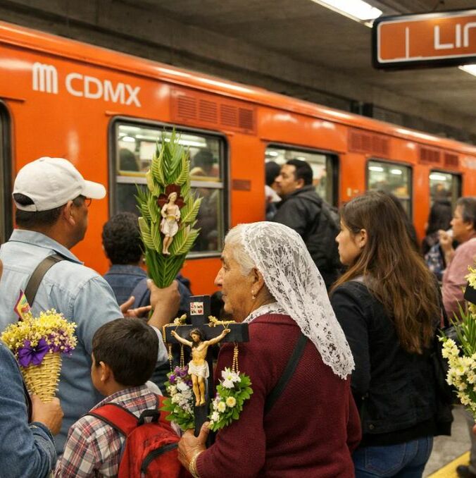 Horarios del Metro en Semana Santa | Foto: IA