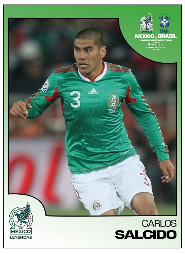 Carlos Salcido estará en México Leyendas