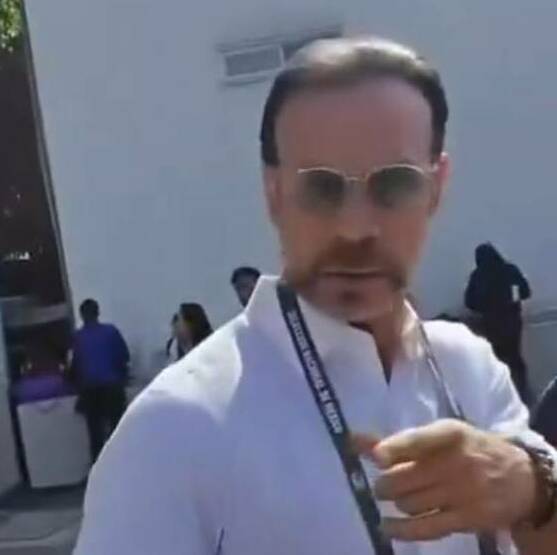 Zague tuvo reacción con aficionados / Captura