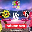 América vs. Atlas: horario y canal de partido Liga MX Femenil 2026. (FOTO): Especial.
