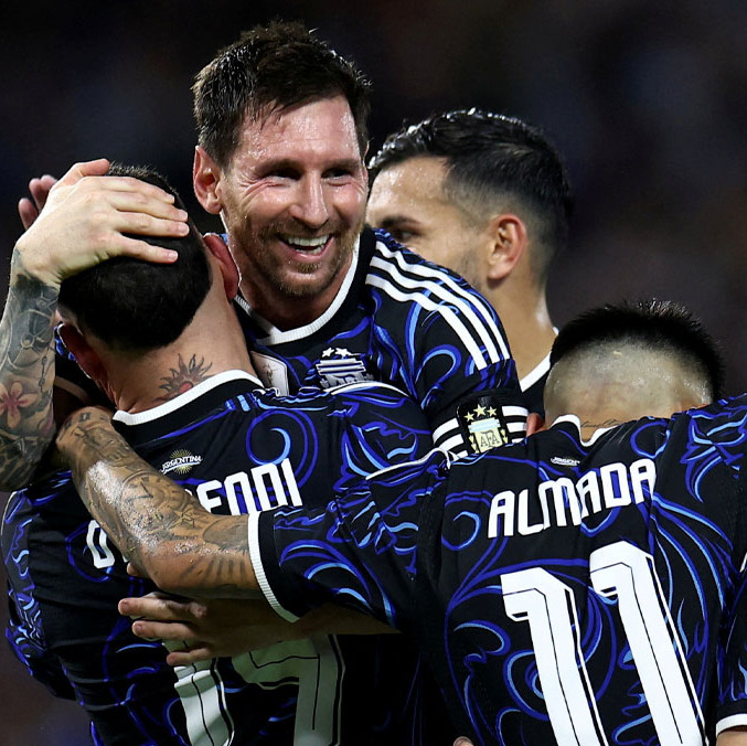 Argentina superó con facilidad a Zambia. (Foto: EFE)