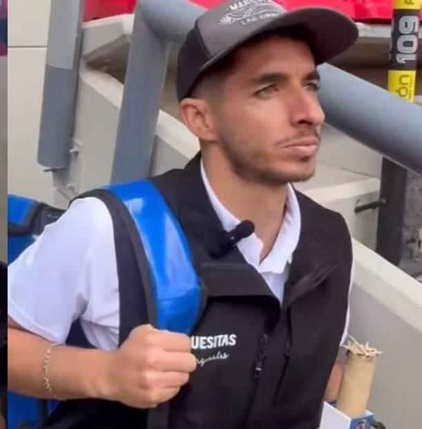 Cone Brizuela vendía marquesitas en Estadio Banorte / Capturas