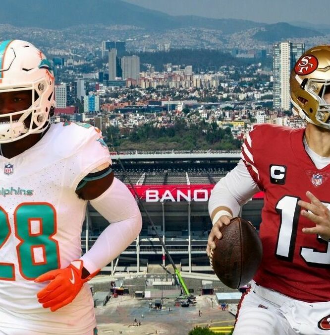 Los Dolphins serían los elegidos para enfrentarse a San Francisco 49ers en el Estadio Banorte. Foto: Reuters