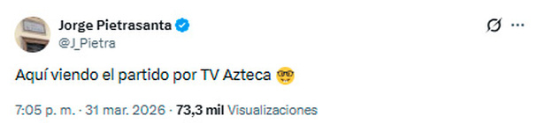 El mensaje de Pietrasanta que incomodó a Vaca.