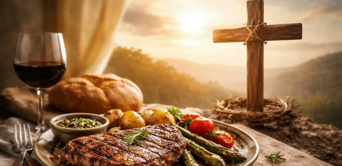 Estas son las fechas en que no se debe comer carne durante Semana Santa 2026. (Sora IA).