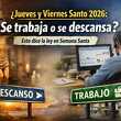 Jueves y Viernes de Semana Santa ¿Qué días se trabaja? (FOTO: IA)