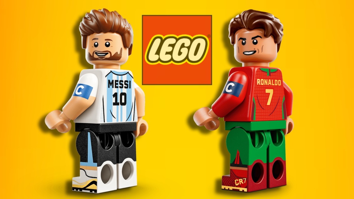 LEGO lanzó figuras especiales de Messi y Cristiano Ronaldo (lego.com)