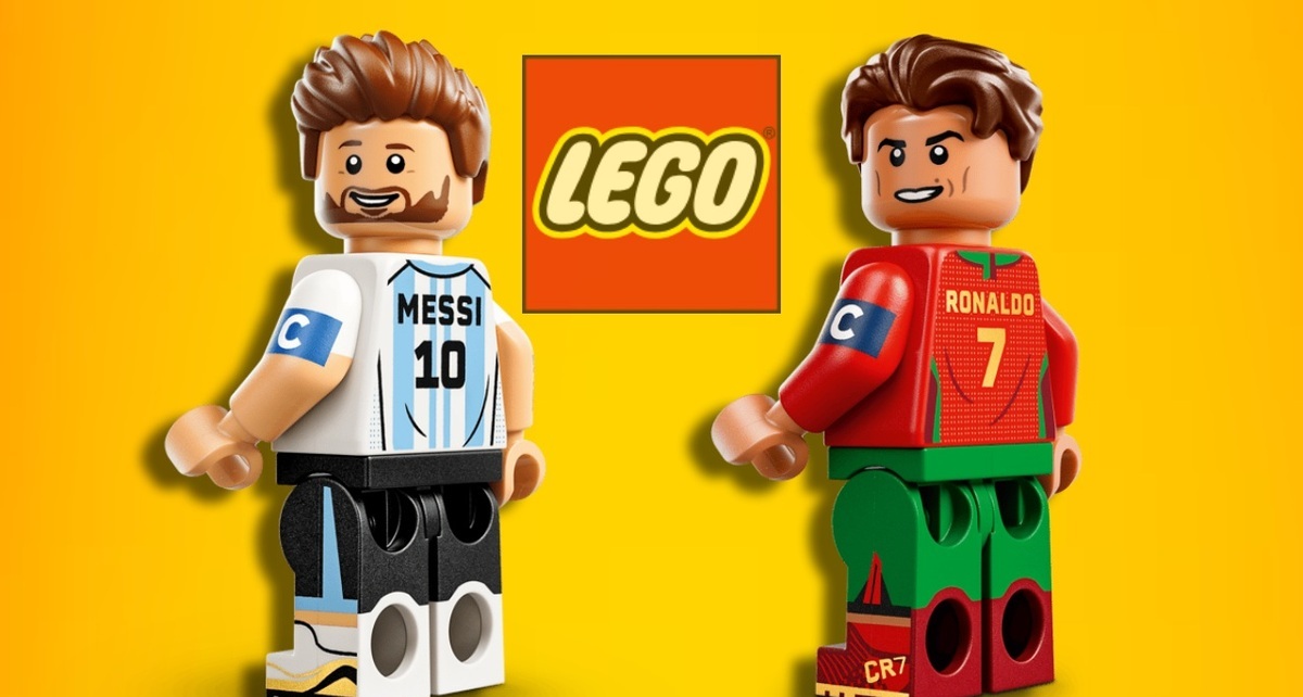 LEGO lanzó figuras especiales de Messi y Cristiano Ronaldo (lego.com)