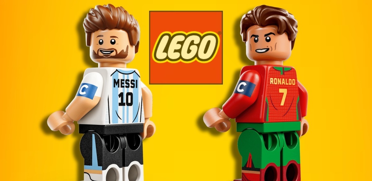 LEGO lanzó figuras especiales de Messi y Cristiano Ronaldo (lego.com)