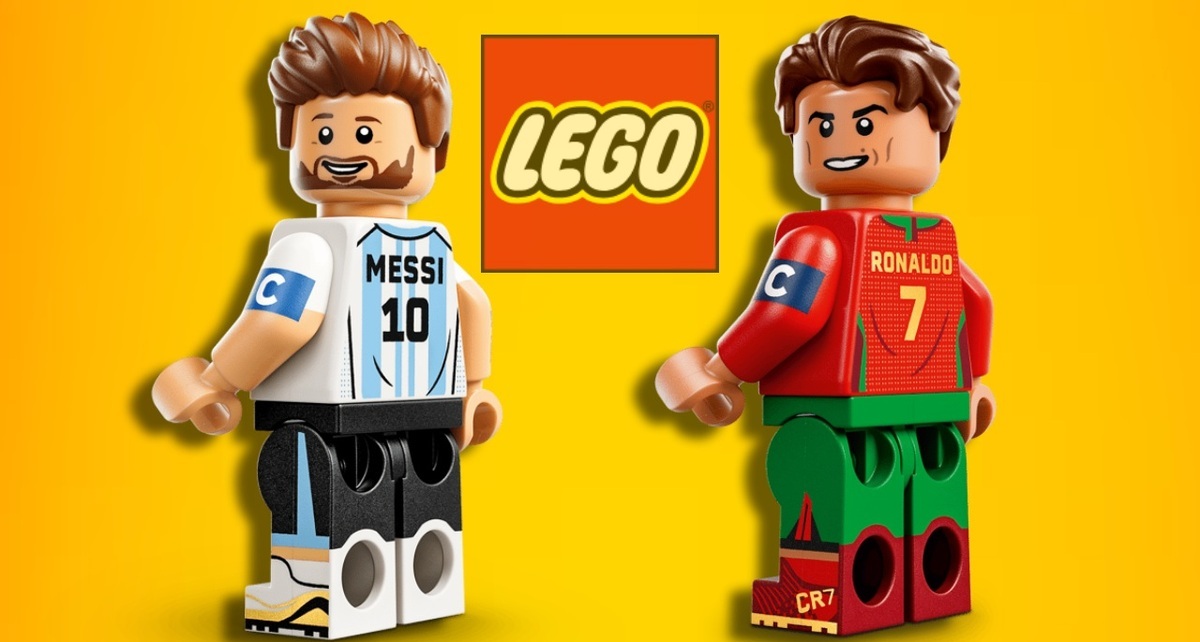 LEGO lanzó figuras especiales de Messi y Cristiano Ronaldo (lego.com)