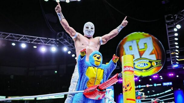 Místico suele ser la sensación de las funciones. (Foto: CMLL)