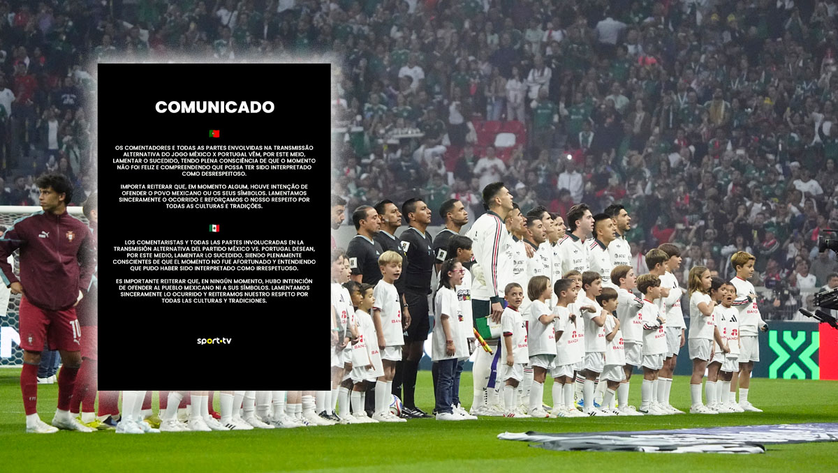 Medio portugés lamenta burlas al Himno de México. (Foto: Imago7)