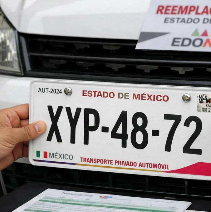 Reemplacamiento 2026 Estado de México: inicio, requisitos y costos | Foto: Especial