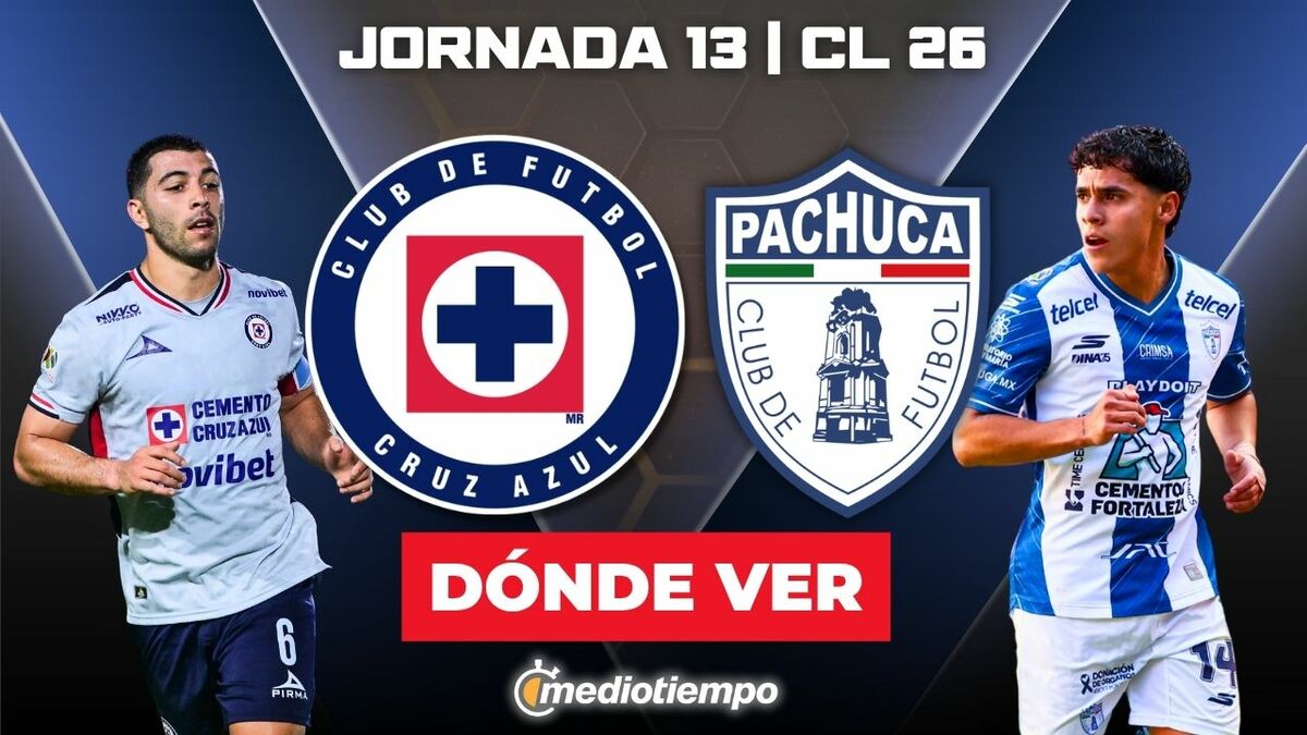 ¿A qué hora juega Cruz Azul vs. Pachuca? Horario y canal EN VIVO