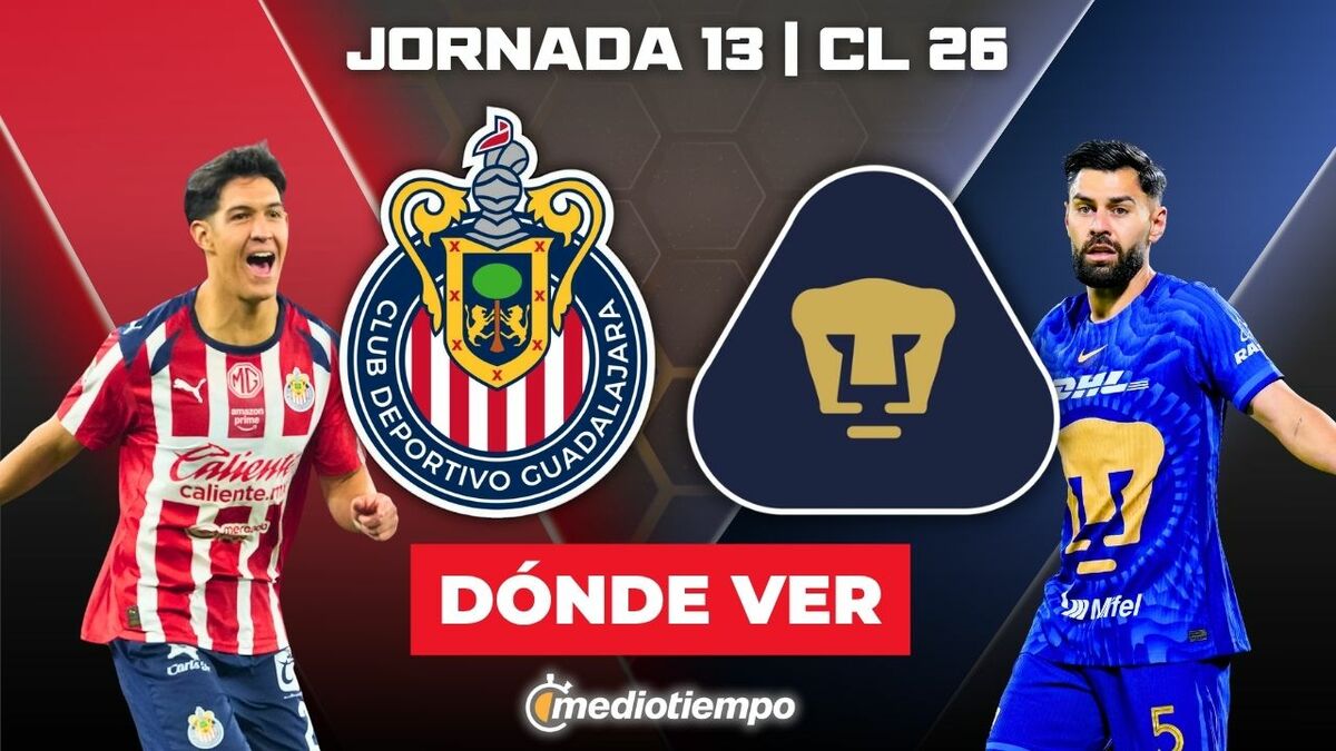 Rivalidades Guadalajara vs. UNAM Jornada 13 Clausura 2026
