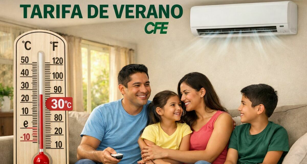 El subsidio de la CFE apoya a las familias mexicanas que se encuentren en localidades de altas temperaturas. Foto: Sora IA