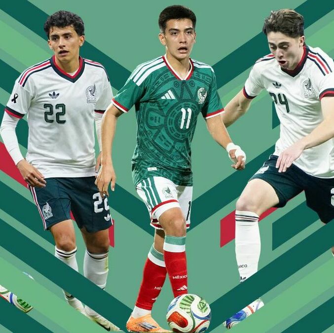 Richy Ledezma, Gilberto Mora y Brian Gutiérrez (Sebastián Faed)