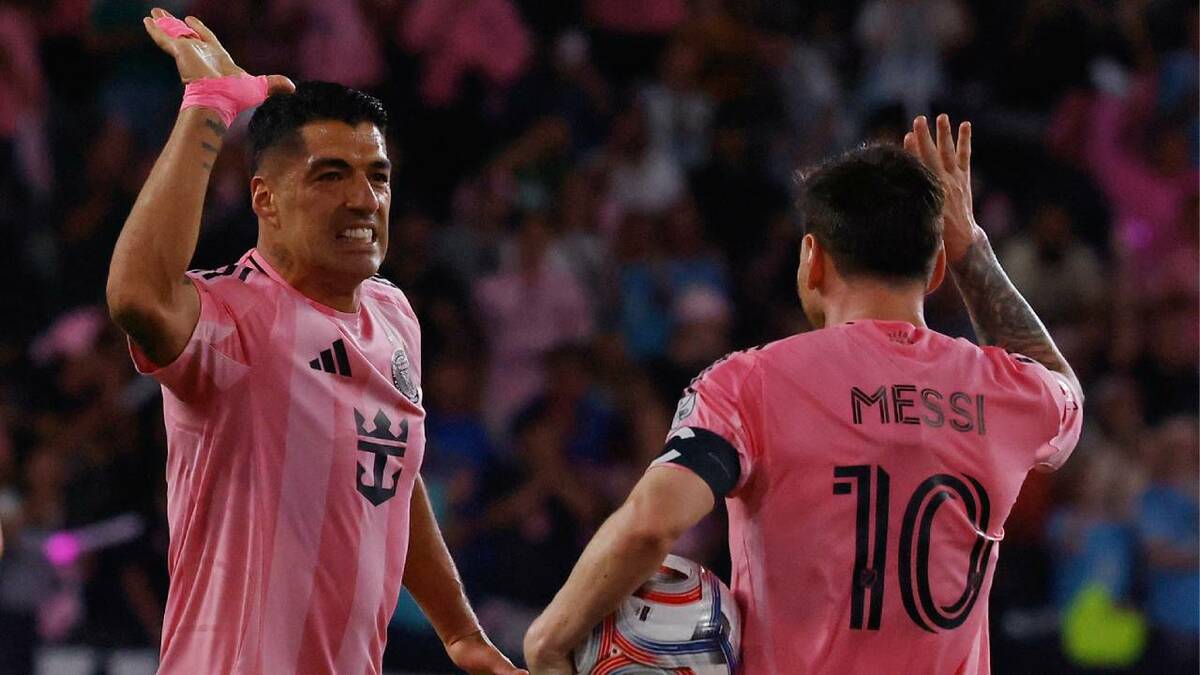 Luis Suárez evitó la derrota del Inter Miami (Reuters)