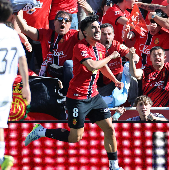 Mallorca sorprendió al Real Madrid. (Foto: Reuters)