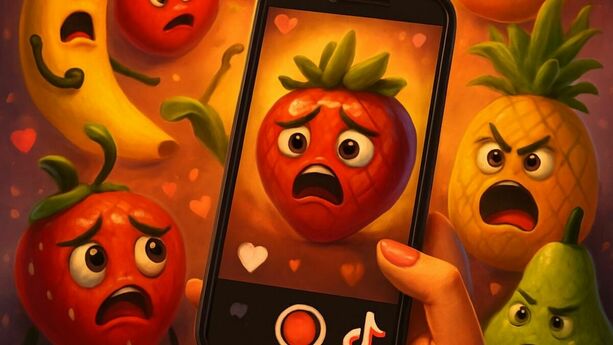 Las Fruti Novelas han generado millones de vistas en Tik Tok (Imagen creada con IA)