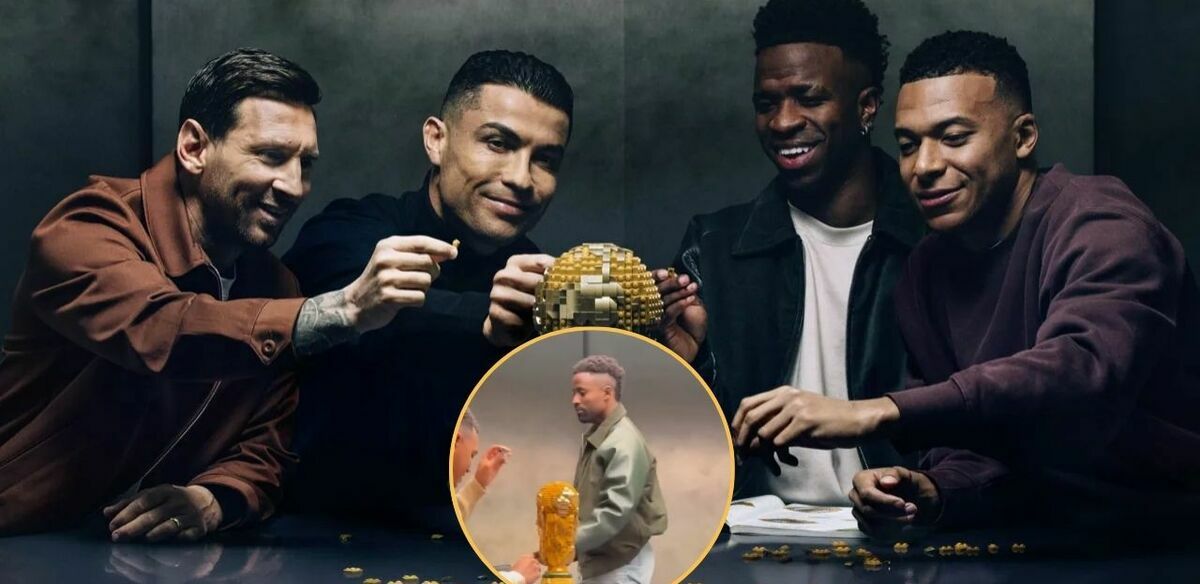 Lionel Messi, Cristiano Ronaldo, Vinícius y Kylian Mbappé (Especial)