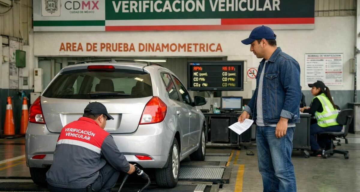 Lista de vehículos que deben ser verificados en CDMX y Edomex durante abril 2026. (Sora IA).