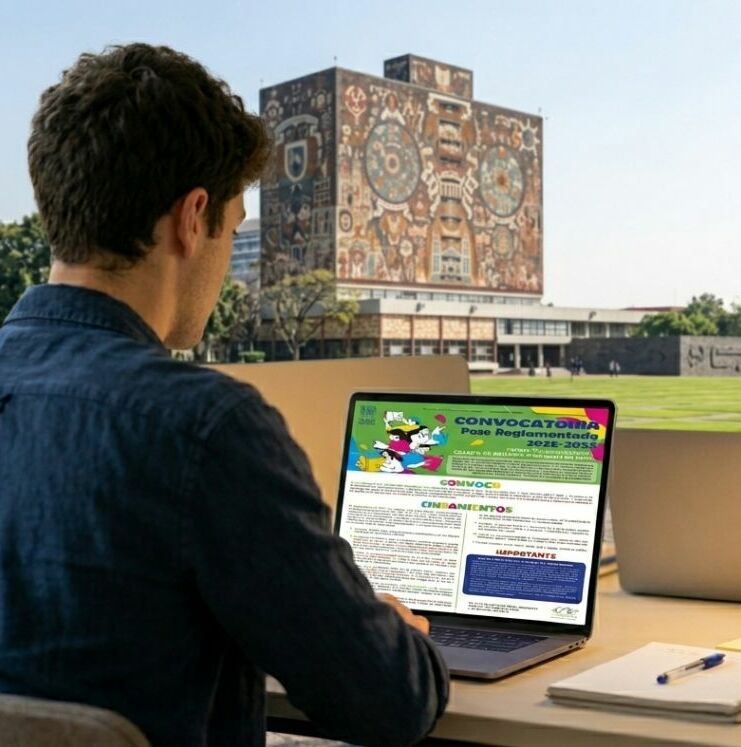 Pase reglamentado UNAM 2026| Foto: IA