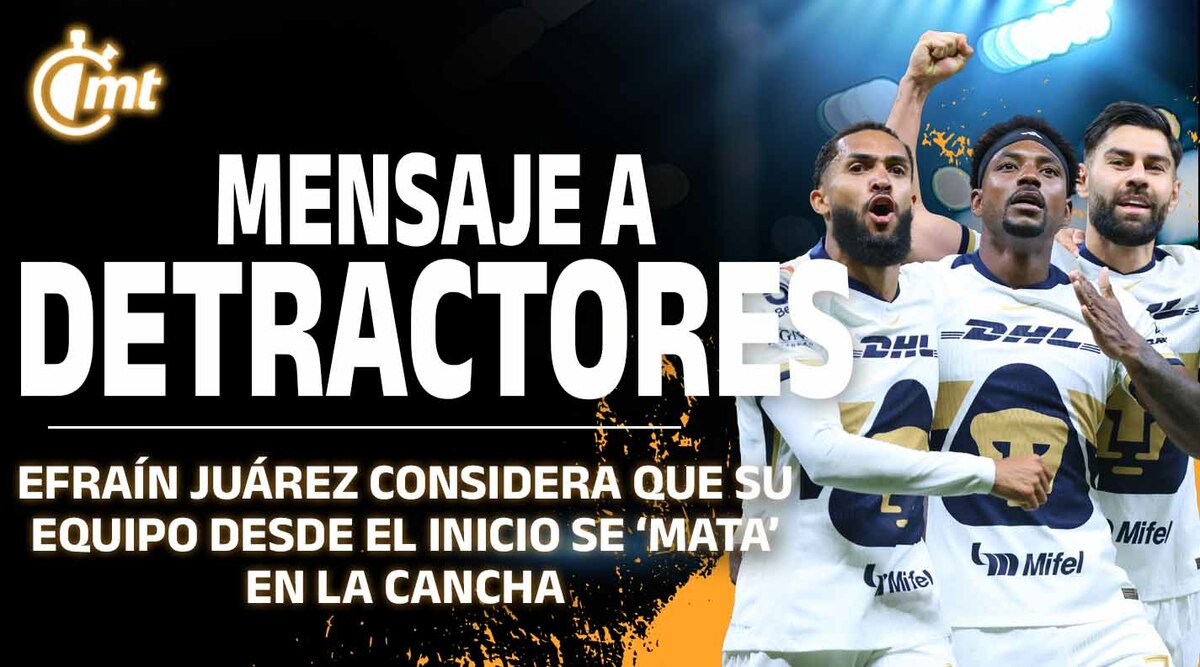 A Pumas nos dieron por muertos desde el inicio: Efraín Juárez