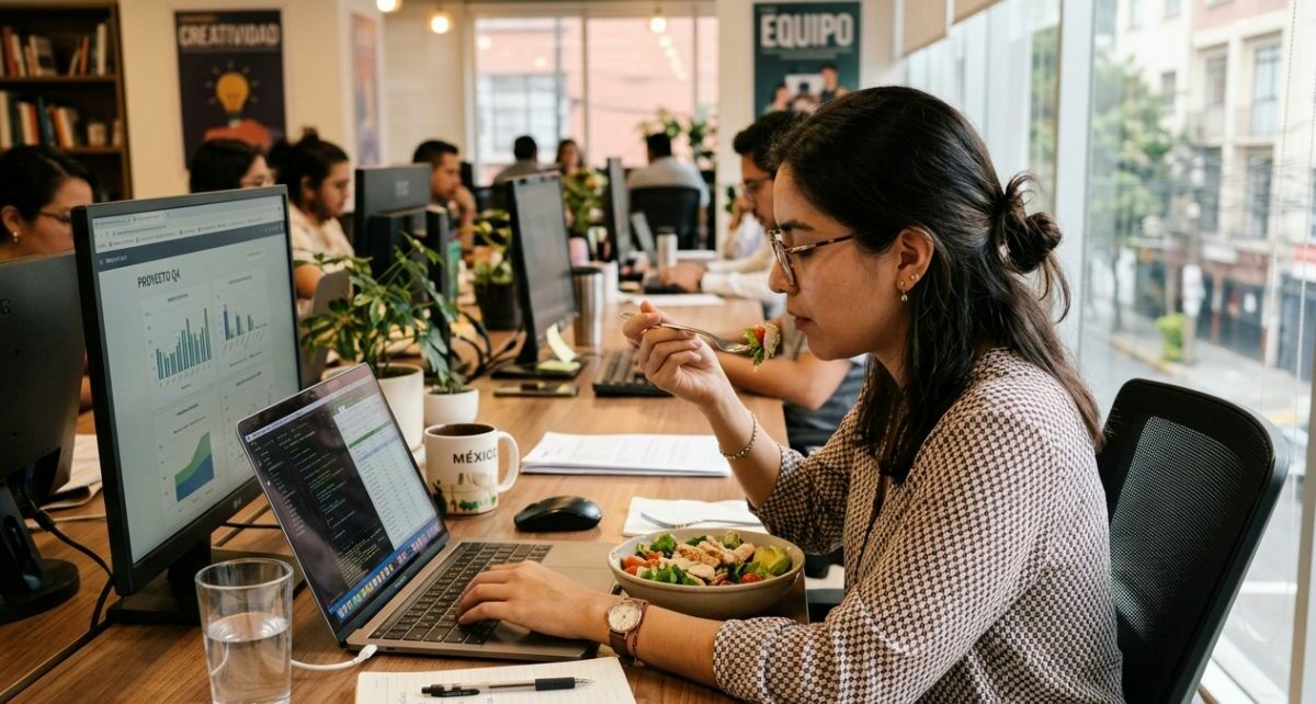 ¿Te quitan la hora de comida? Esto dice la ley | Foto: IA